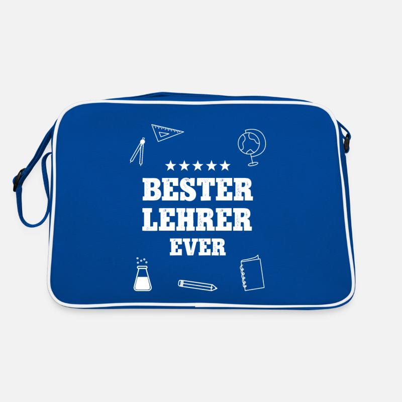 Bester Lehrer Pädagoge Beste Lieblingslehrer Retro Tasche
