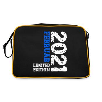 2021 February Limited Edition Birthday Gift - Retro Bag - black/gold - Back