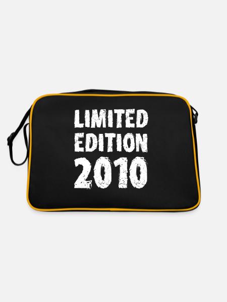 2010 Édition Limitée Anniversaire Cadeau Femme Mari - Sac Retro - noir/or - Dos