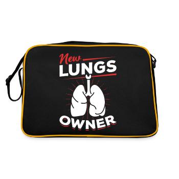 Survie au cancer du poumon du donneur de donneurs - Sac Retro - noir/or - Dos