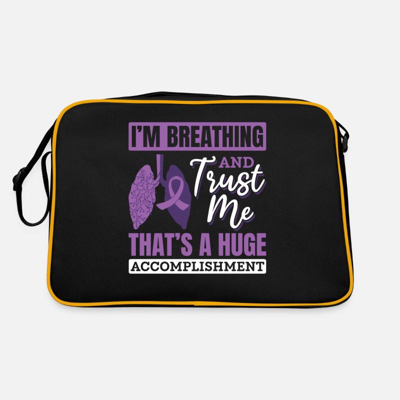 Lung Transplant Donor Lung Breathing Gift Retro Bag