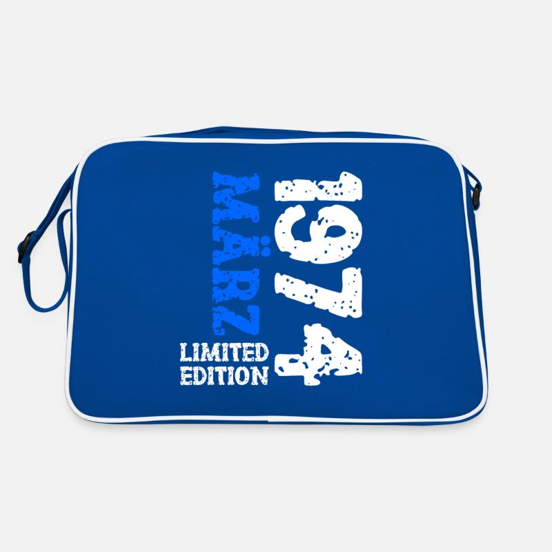 1974 März Limited Edition Geburtstag Geschenk Retro Tasche