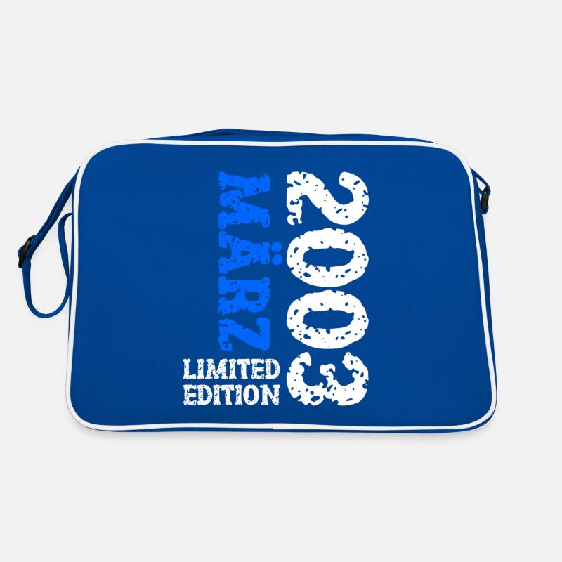 2003 März Limited Edition Geburtstag Geschenk Retro Tasche