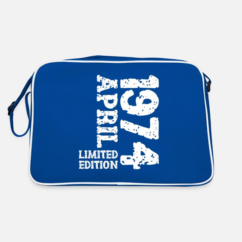 1974 April Limited Edition Geburtstag Geschenk Retro Tasche