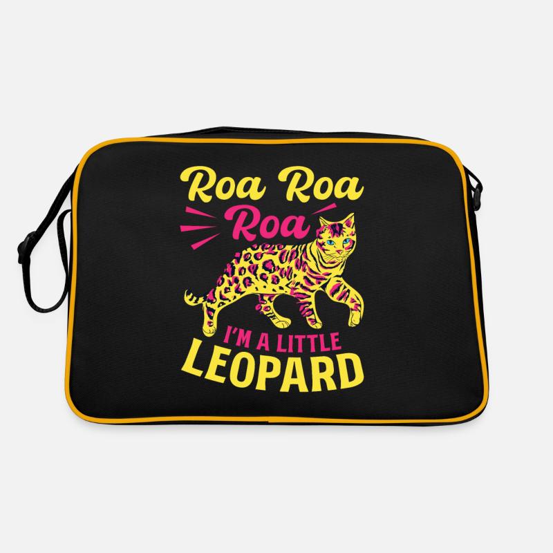 Bengal Katze Leopard Katzenrasse Stubentiger Retro Tasche