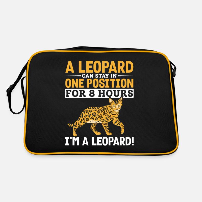 Bengal Cat Breed Leopard Velvet Paw Gift Retro Bag