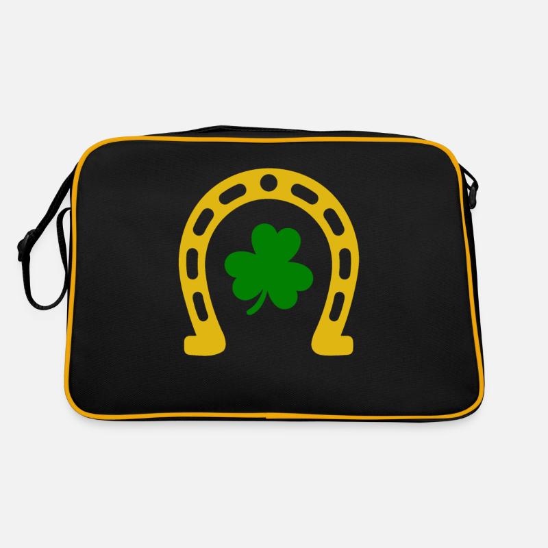 Accessoires de la Saint-Patrick Irlande Shamrock Décoration Sac Retro