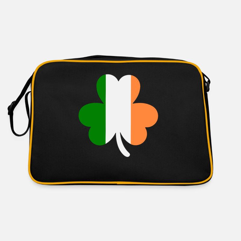 Accessoires de la Saint-Patrick Irlande Shamrock Décoration Sac Retro