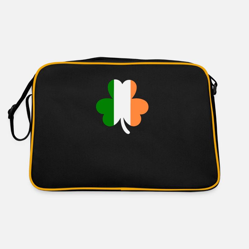 St Patricks Day Accessoires Ireland Shamrock Deko Retro Tasche