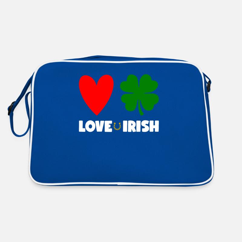 Accessoires de la Saint-Patrick Irlande Shamrock Décoration Sac Retro