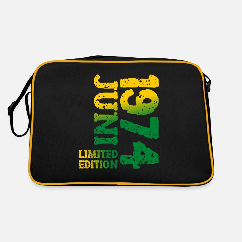1974 Juni Limited Edition Geburtstag Geschenk Retro Tasche