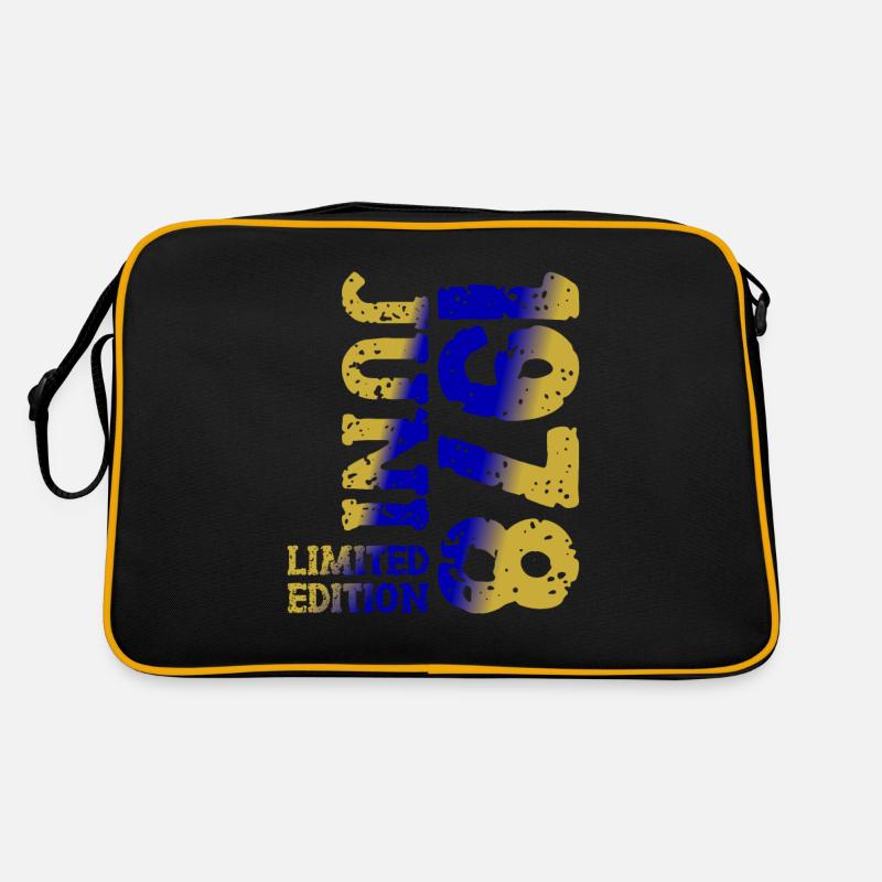1978 Juni Limited Edition Geburtstag Geschenk Retro Tasche