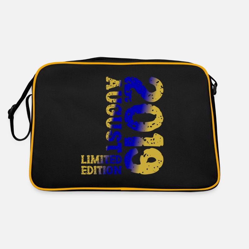 2019 August Limited Edition 4. Geburtstag Outfit - Retro Tasche - Schwarz/Gold