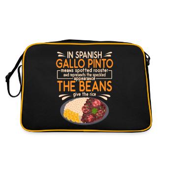 Gallo Pinto Spotted Roaster Definition - Retro Bag - black/gold - Back