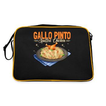 Gallo Pinto Poulet tacheté - Sac Retro - noir/or - Dos