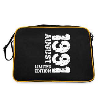 1991 Août Édition Limitée 32e Tenue d’anniversaire - Sac Retro - noir/or - Dos