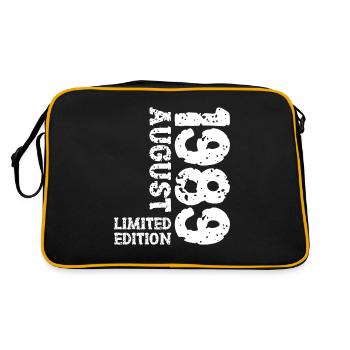 1989 Août Édition Limitée 34e Tenue d’anniversaire - Sac Retro - noir/or - Dos