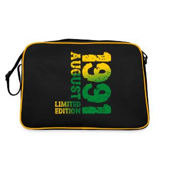 1991 Août Édition Limitée 32e Tenue d’anniversaire - Sac Retro - noir/or - Dos