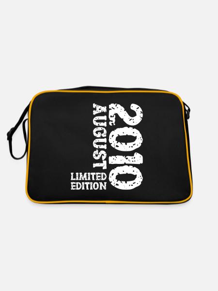 2010 août édition limitée 13e anniversaire tenue - Sac Retro - noir/or - Dos