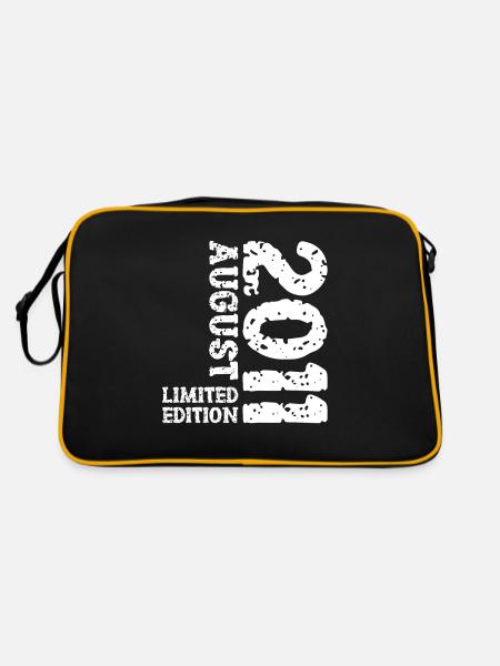 2011 August Limited Edition 12. Geburtstag Outfit - Retro Tasche - Schwarz/Gold