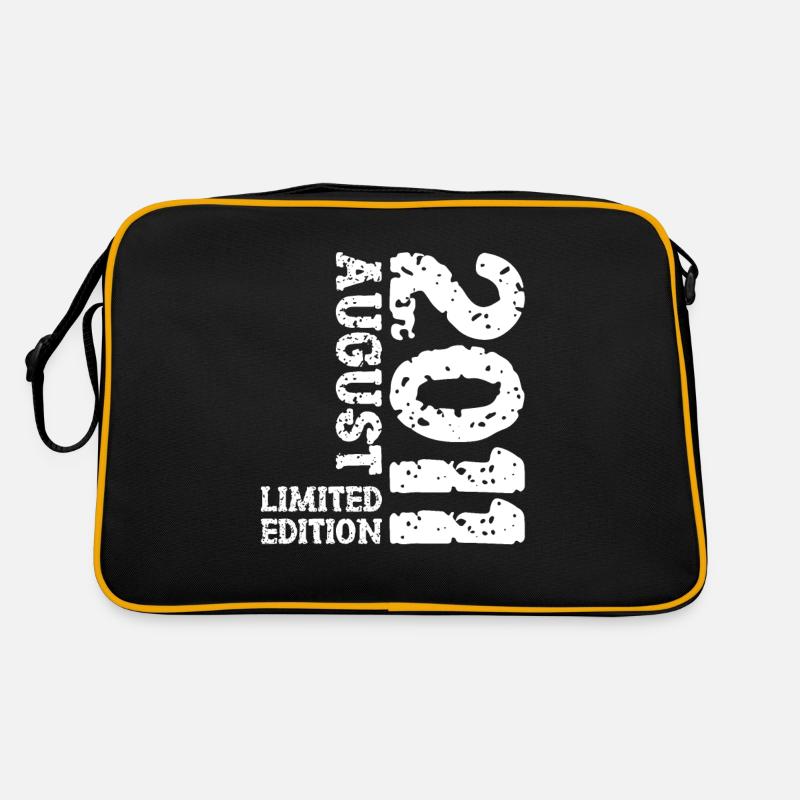 2011 August Limited Edition 12. Geburtstag Outfit - Retro Tasche - Schwarz/Gold