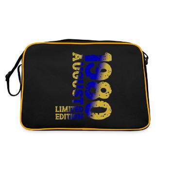 1980 August Limited Edition 43rd Birthday Outfit - Retro Bag - black/gold - Back