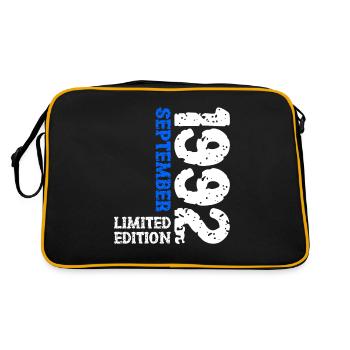 1992 September Limited Edition 31st Birthday Decoration - Retro Bag - black/gold - Back