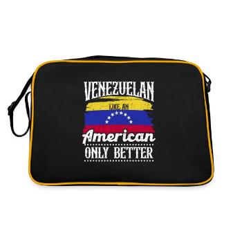 Amérique du Sud vénézuélienne Pays d’origine Amérique latine - Sac Retro - noir/or - Dos