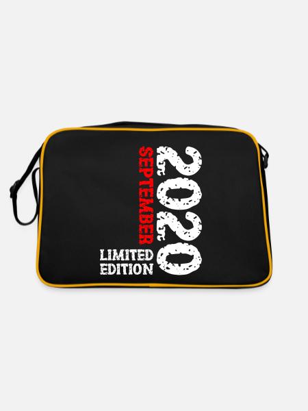 2020 Septembre Édition Limitée 3ème Décoration Anniversaire - Sac Retro - noir/or - Dos