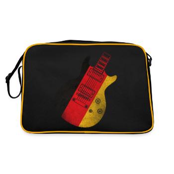 German Flag Guitar - Retro Bag - black/gold - Back