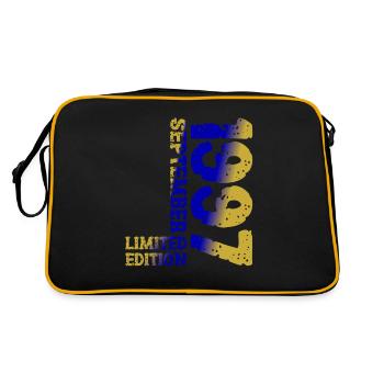 1997 September Limited Edition 26th Birthday Decoration - Retro Bag - black/gold - Back
