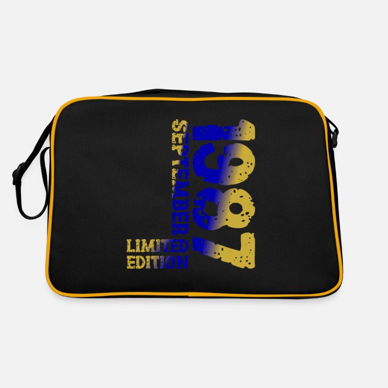 1987 September Limited Edition 36. Geburtstag Deko Retro Tasche