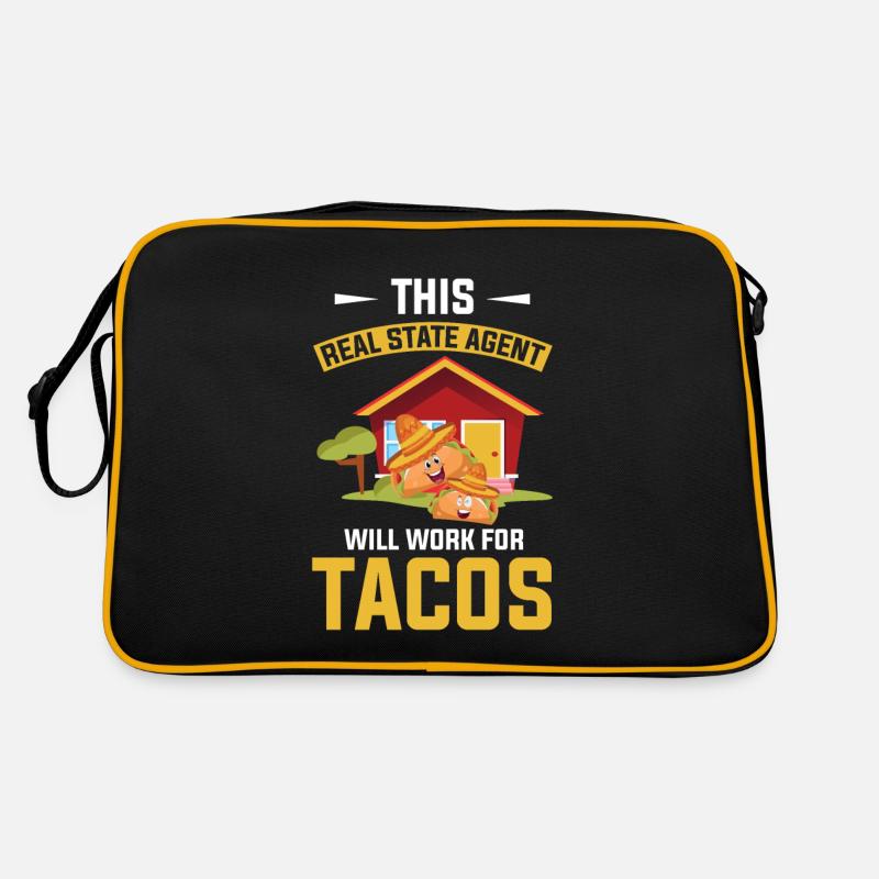 Real State Agent Work For Tacos Retro Tasche