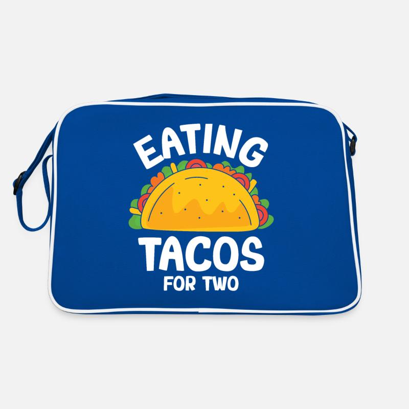 Eating Tacos For Two - Taco Crew - Taco Squad Retro Tasche