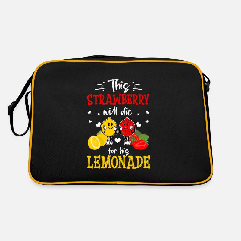 This Strawberry Will Die For His Lemonade Retro Tasche