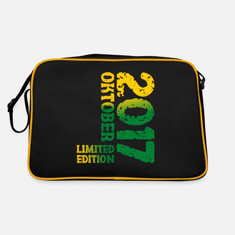 2017 Oktober Limited Edition 6. Geburtstag Deko Retro Tasche