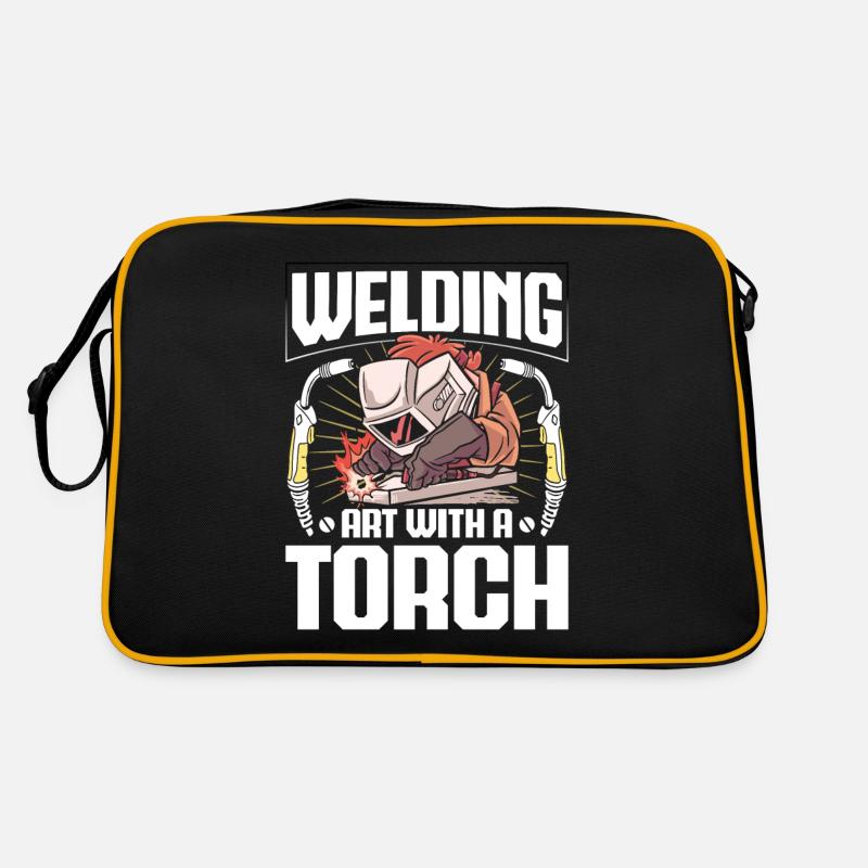Welding Art Torch Arc Welding Welding Retro Bag