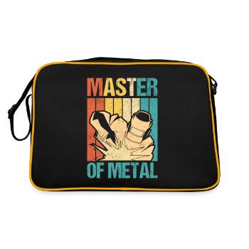 Master Of Metal Welding Welding - Retro Bag - black/gold - Back
