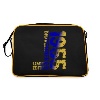 1955 novembre édition limitée 68e anniversaire décoration - Sac Retro - noir/or - Dos
