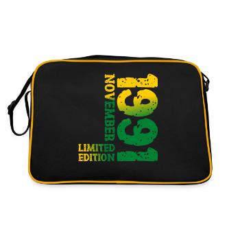 1991 novembre édition limitée 32 tenue d’anniversaire - Sac Retro - noir/or - Dos