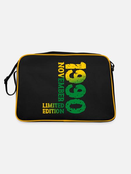 1990 novembre édition limitée 33e anniversaire décoration - Sac Retro - noir/or - Dos