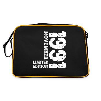 1991 novembre édition limitée 32e anniversaire décoration - Sac Retro - noir/or - Dos