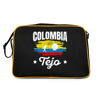 Colombie Tejo Team Sport Colombien - Sac Retro - noir/or - Dos