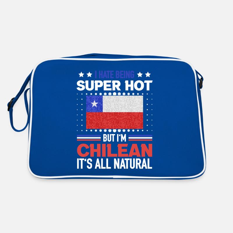 Drapeau chilien super chaud tout naturel Sac Retro
