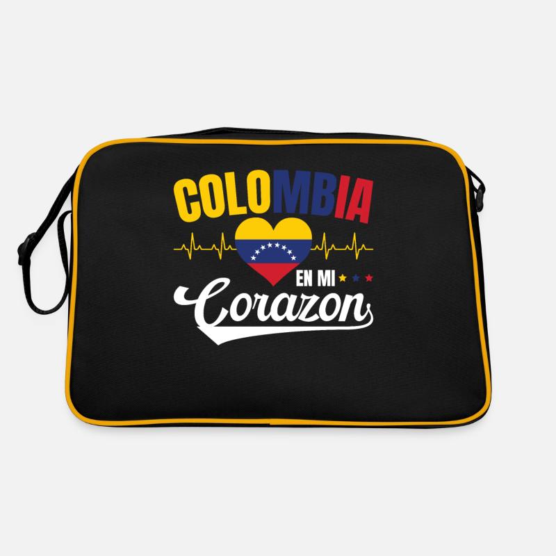 Colombia En Mi Corazon Wisdom Colombians Retro Bag