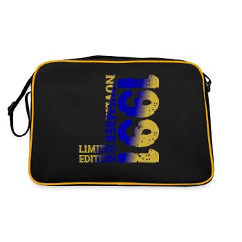 1991 novembre édition limitée 32e anniversaire décoration - Sac Retro - noir/or - Dos