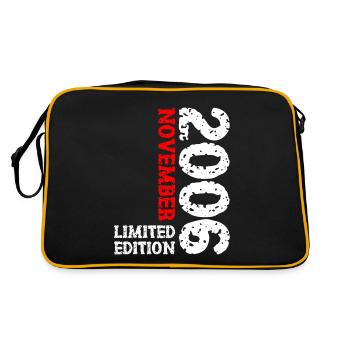 2006 November Limited Edition 17th Birthday Decoration - Retro Bag - black/gold - Back