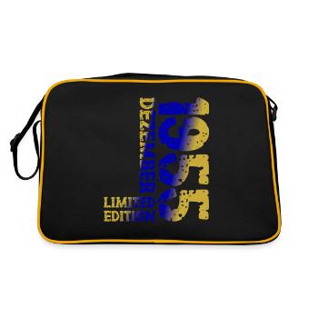 1955 décembre édition limitée 68e anniversaire décoration - Sac Retro - noir/or - Dos