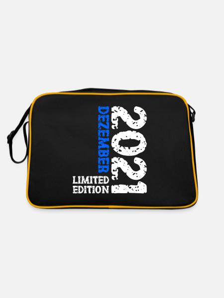 2021 Décembre Édition Limitée 2ème Anniversaire Décoration - Sac Retro - noir/or - Dos