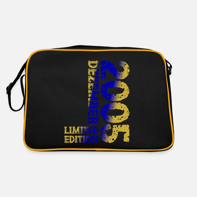2005 Dezember Limited Edition 18. Geburtstag Deko Retro Tasche